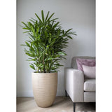 CAPI EUROPE Vase élégant bas WASTE RIB NL - 46x58 cm - Terrazzo beige