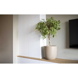 CAPI EUROPE Pot de fleurs WASTE SMOOTH NL - 35x34 cm - Terrazzo beige - Écologique