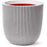 CAPI EUROPE Pot de fleurs GROOVE NL - 43x41 cm - Ivoire - Résistant aux intempéries