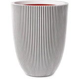 CAPI EUROPE Vase GROOVE - Ivoire - 46x58 cm - 100% recyclable