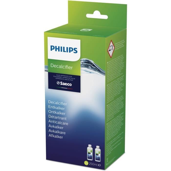 Détartrant spécial machine espresso - PHILIPS - CA6700/22 - Lot de 2 bouteilles de 250 ml