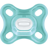 Sucette Physiologique MAM - Lot de 2 - Silicone Souple et Doux - Bleu/Vert