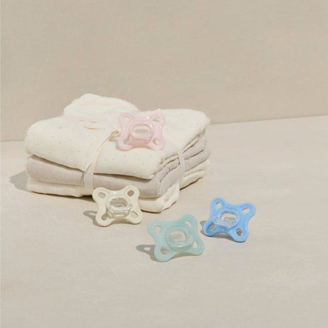 Sucette Physiologique MAM - Lot de 2 - Silicone Souple et Doux - Bleu/Vert