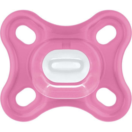 MAM Comfort Sucette Physiologique +0m Rose Lot de 2 + Boîte de Conservation