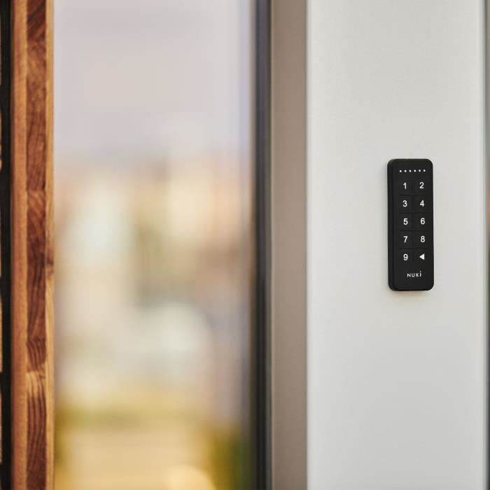 NUKI KEYPAD - Digicode Bluetooth - Serrure connectÈe - Noir - En applique - Neuf