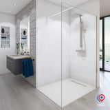 Paroi de douche - AURYS - BALEARES - Verre Timesless clair 6 mm - L.198 x l.90 cm