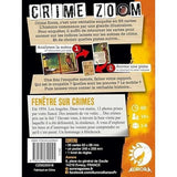 Aurora Jeu de stratÈgie Crime Zoom Fenetre sur crime - 9782491629045