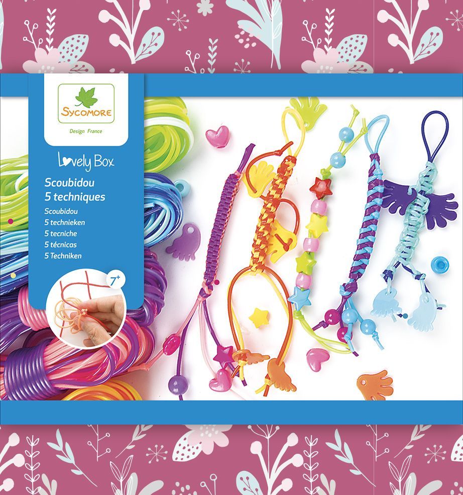 Lovely Box - SYCOMORE - 5 Techniques de scoubidou - Des 7 ans