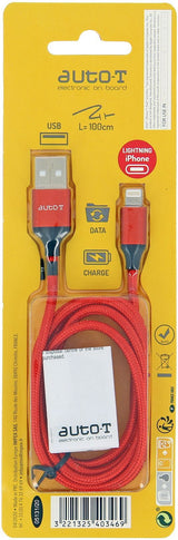 Câble - AUTO T - 540346 - USB 2.0 - Lightning