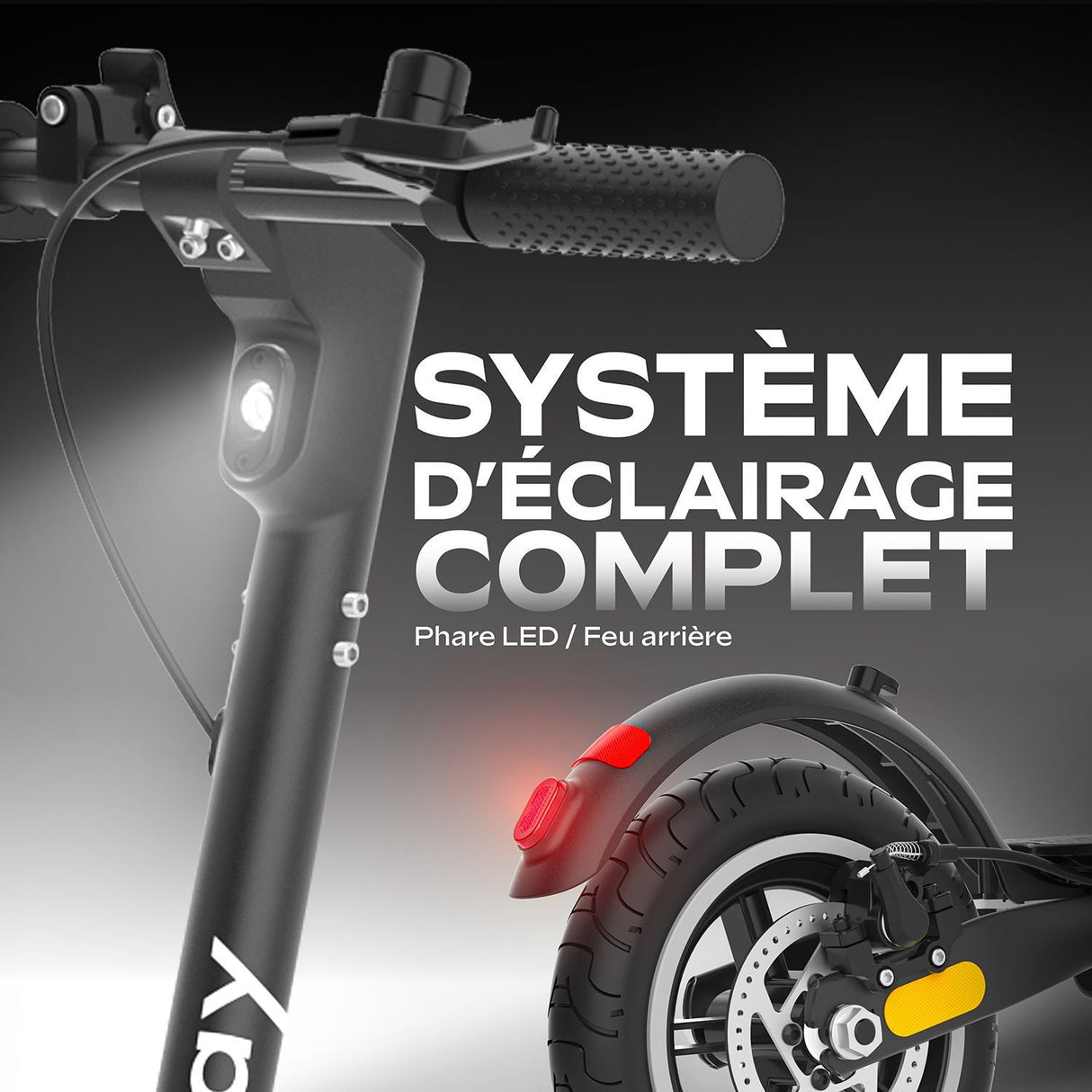 Trottinette électrique EZWAY - EX85 - 300 W - Roues 8,5 - Autonomie 20 km