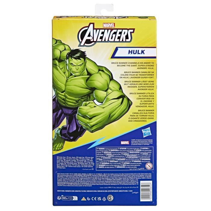 Figurine Hulk 30†cm, jouet Avengers Titan Hero Series pour enfants a partir de 4 ans, Marvel