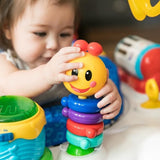 BABY EINSTEIN Aire d'Eveil a Rebonds - Symphonie- Cadeau Noel bébé, siege a rebonds, pivotant 360°, multilingues