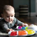 BABY EINSTEIN- Jouet Musical Piano- Glow & Discover- Jouet d'activités avec Lumieres, Musique & Hochet, 3 Modes - Multilingue