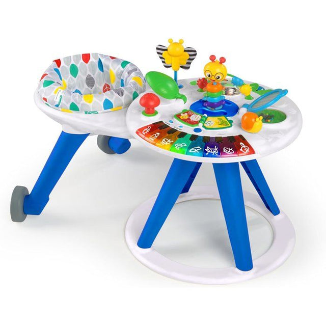 BABY EINSTEIN Table d'activités pour bébé trotteur évolutif 4-en-1 Pivotant a 360° sécurisé, cadeau bébé, piano, musique