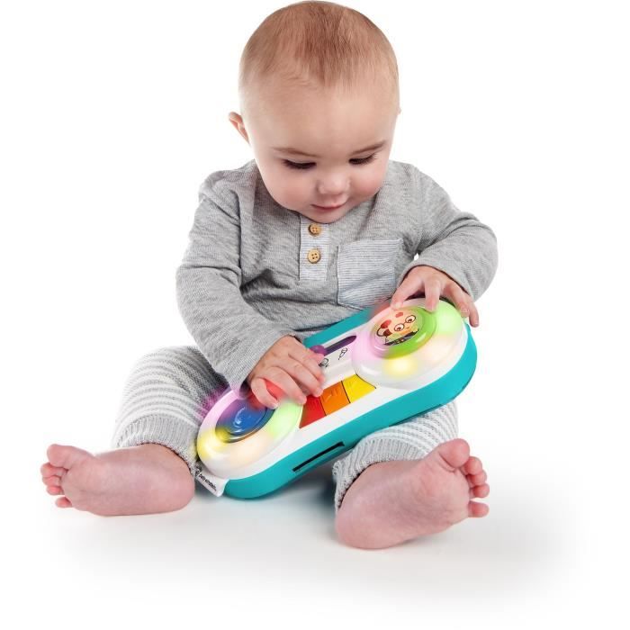 BABY EINSTEIN Radio enfant, Cadeau Noel bébé, stéréo pour bébé,  3 stations musicales et 30 mélodies et sons 12M+