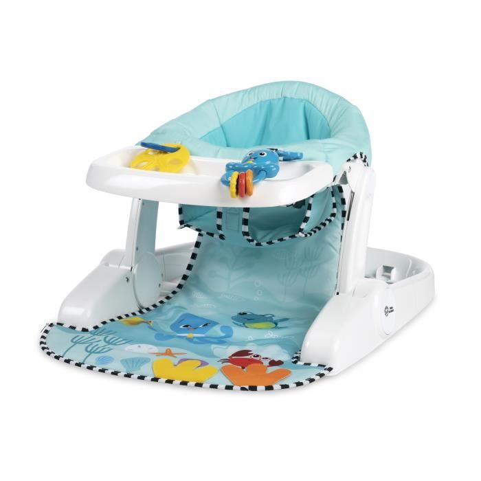 BABY EINSTEIN -OPUS ET NEPTUNE- Siege d'apprentissage bébé  4M+  apporte support a bébé, 2 positions de siege, tablette d'activités