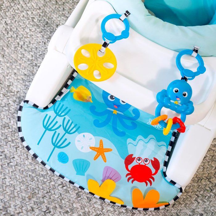 BABY EINSTEIN -OPUS ET NEPTUNE- Siege d'apprentissage bébé  4M+  apporte support a bébé, 2 positions de siege, tablette d'activités