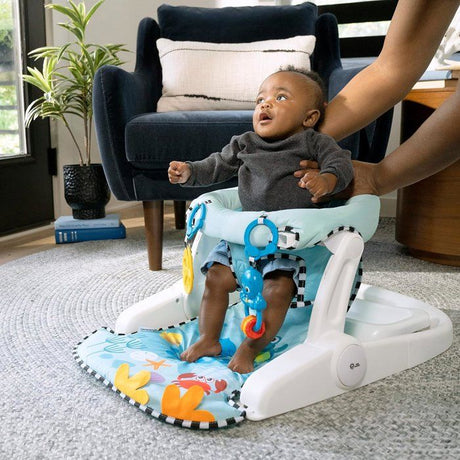 BABY EINSTEIN -OPUS ET NEPTUNE- Siege d'apprentissage bébé  4M+  apporte support a bébé, 2 positions de siege, tablette d'activités