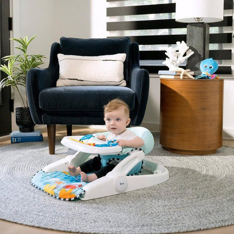 BABY EINSTEIN -OPUS ET NEPTUNE- Siege d'apprentissage bébé  4M+  apporte support a bébé, 2 positions de siege, tablette d'activités