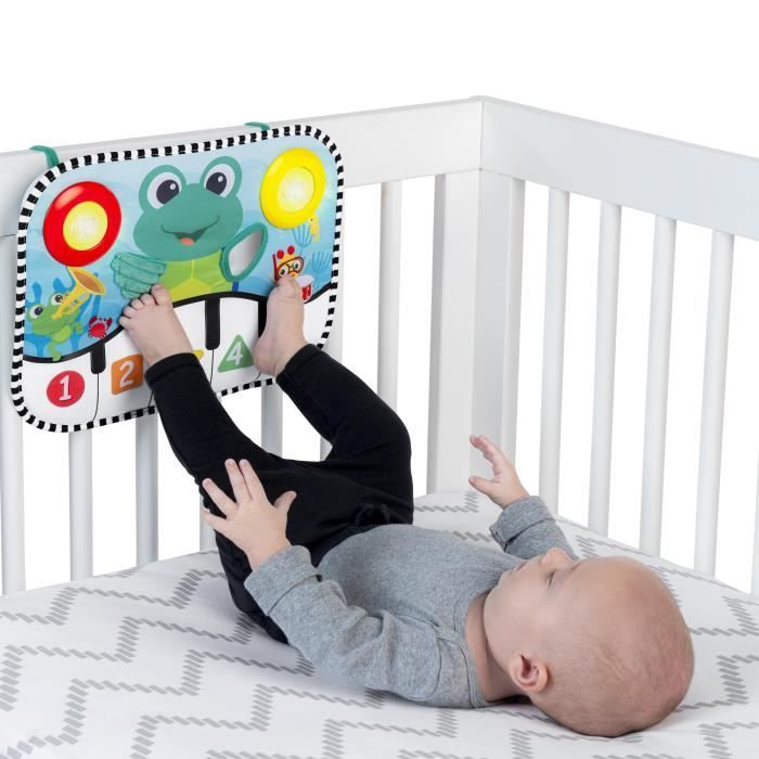 BABY EINSTEIN NEPTUNE Piano de lit bébé musical pour bébé, découverte chiffres, Cadeau Noel bébé, 0M+