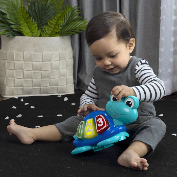 BABY EINSTEIN Aire d'éveil a rebonds Curiosity, éducative 2 en 1 et jouet au sol, jeux a 360° 6M+ cadeau bébé