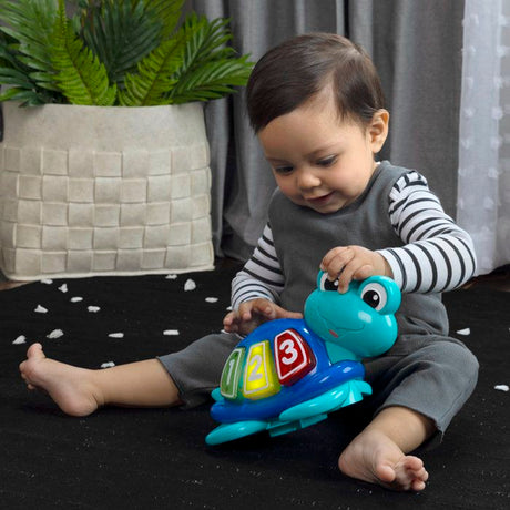 BABY EINSTEIN Aire d'éveil a rebonds Curiosity, éducative 2 en 1 et jouet au sol, jeux a 360° 6M+ cadeau bébé
