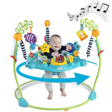 BABY EINSTEIN Aire d'éveil a rebonds Curiosity, éducative 2 en 1 et jouet au sol, jeux a 360° 6M+ cadeau bébé