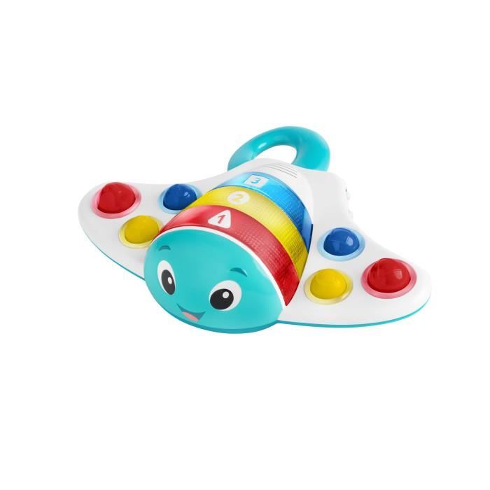 BABY EINSTEIN  RAIE - Jouet intéractif d'éveil sensoriel, musical, apprentissage des couleurs, cadeau bébé  6M+