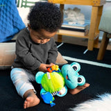 BABY EINSTEIN NEPTUNE Peluche doudou bébé tortue, multisensoriel, Cadeau Noel bébé 0M+