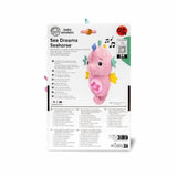 BABY EINSTEIN Veilleuse bébé, Doudou hippocampe rose, réponds au pleurs de bébé, musicale, lumineuse, bruits blanc, attache tétine