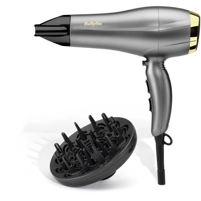 Seche-cheveux - BABYLISS - 5513TE - 2300 W - Technologie Ionique - Titane CÈramique - 3 TempÈratures