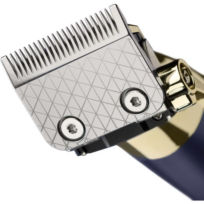 Tondeuse a cheveux sans fil - BABYLISS - E992E Super-X Metal - Autonomie 3 h - Edition Gold & Navy