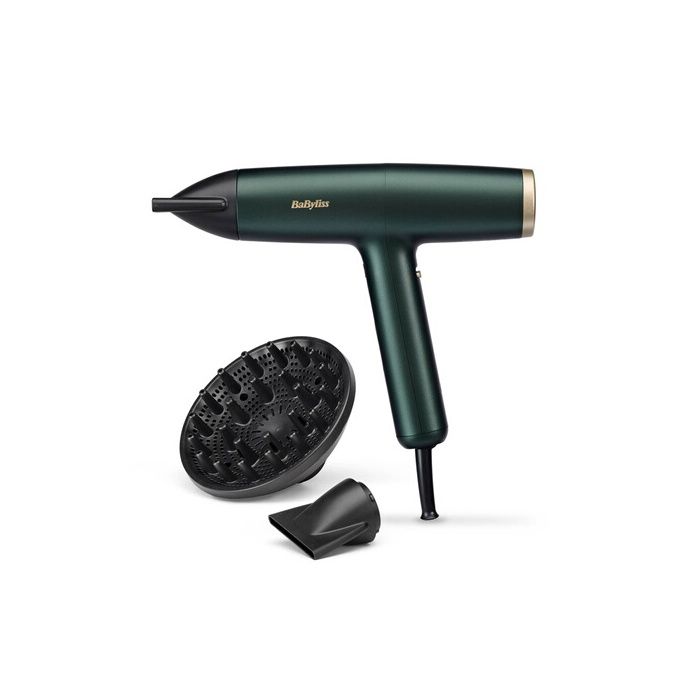 Seche-cheveux - Babyliss - D6555DE - Air Power Pro VERT - Moteur numérique - Systeme ionique - Ultra-silencieux