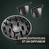 Seche-cheveux - Babyliss - D6555DE - Air Power Pro VERT - Moteur numérique - Systeme ionique - Ultra-silencieux
