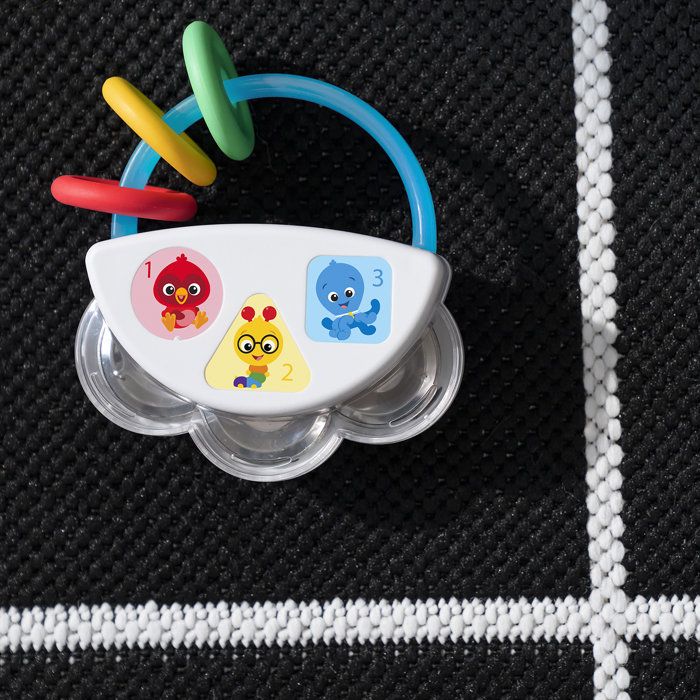 BABY EINSTEIN- Coffret cadeau bébé musical Jingle & Jam 3 jouets musicaux: mini tambourin, 2 maracas, piano bébé