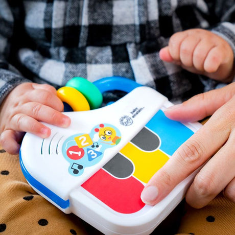 BABY EINSTEIN- Coffret cadeau bébé musical Jingle & Jam 3 jouets musicaux: mini tambourin, 2 maracas, piano bébé