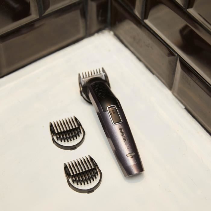 Tondeuse multifonction Babyliss MEN MT727E - 10 en 1 - lames en carbone-titane - autonomie 60 min