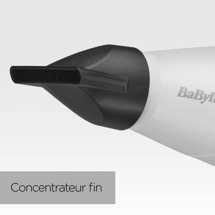 Seche-cheveux - BaByliss - 6704WE Speed Pro 2000 - Moteur AC - Fabriqué en Italie