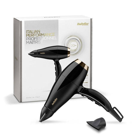Seche-cheveux - BaByliss - 6714E Super Pro 2300  - Moteur AC - Fabriqué en Italie