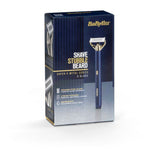 Tondeuse a barbe et rasoir - BABYLISS - X-Blade Super-X Metal - Sans fil - Autonomie 45 min - 4 sabots - Edition or & bleu marine