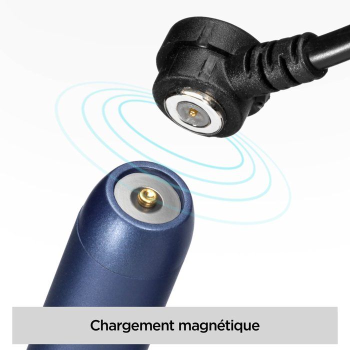 Tondeuse a barbe et rasoir - BABYLISS - X-Blade Super-X Metal - Sans fil - Autonomie 45 min - 4 sabots - Edition or & bleu marine