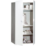 Chambre bÈbÈ trio Leaf: lit 120x60, commode a langer et armoire - Babyprice - Blanc