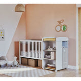 Lit CombinÈ - 120x60cm - Evolutif en 90x190cm - Babyprice Smile - Hetre