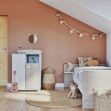 Lit Combiné - 120x60cm - Evolutif en 90x190cm - Babyprice Smile - Hetre