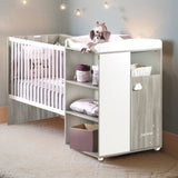 Lit CombinÈ - 120x60cm - Evolutif en 90x190cm - Babyprice Smile - Chene silex