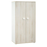 Armoire bÈbÈ Smile - Hetre - 2 portes - 168x85x57cm - Babyprice