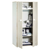 Armoire bÈbÈ Smile - Hetre - 2 portes - 168x85x57cm - Babyprice