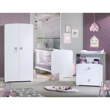 Lit bÈbÈ Èvolutif - 140 x 70 cm - Nao - Blanc