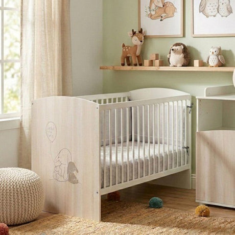 Lit bébé - 120 x 60 cm - Babyprice Lapinou - Sérigraphie lapin