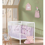 Lit bébé - 120 x 60 cm - Babyprice First - Tout barreaux - En bois blanc